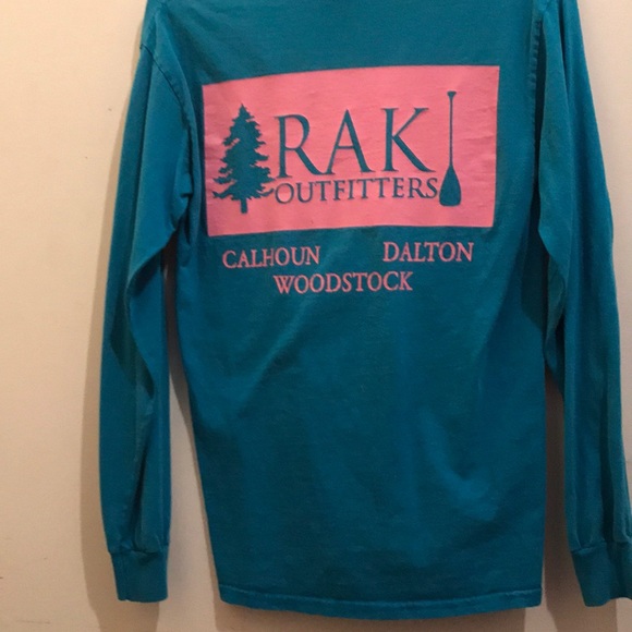 RAK OUTFITTERS BLUE LONG SLEEVE T-SHIRT - Picture 2 of 2